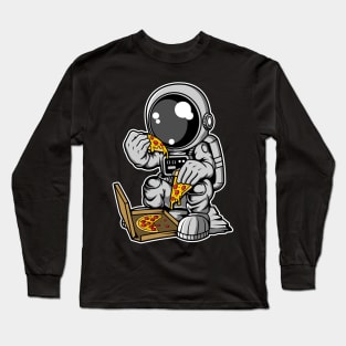 Astronaut Pizza Long Sleeve T-Shirt